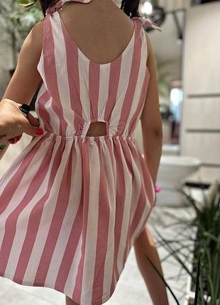 Детские льняные дышащие сарафаны в стиле zara