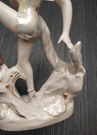 Статуэтка "балерина. кошка" , вербилки