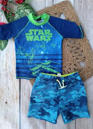 Купальник детский купальный солнцезащитный костюм гидрокостюм шорты с сеткой для пляжа купания