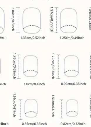 Тіпси штучні нігті 24 шт. #207