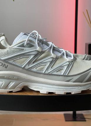 Женские кроссовки salomon xt-6 white grey 1454645 фото