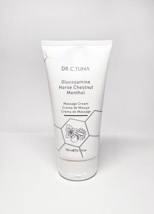 Масажний крем з екстрактом каштану та глюкозаміном dr. c. tuna glucosamine farmasi...