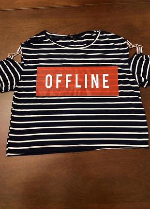 Футболка укорочена