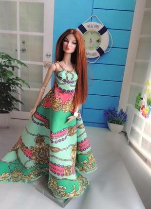 Плаття і косинка для ляльок fashion royalty, barbie4 фото