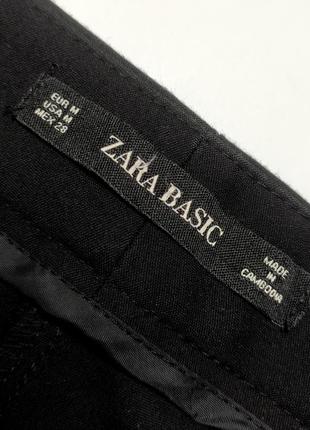 Брюки женские черные с кружевом от бренда zara m4 фото