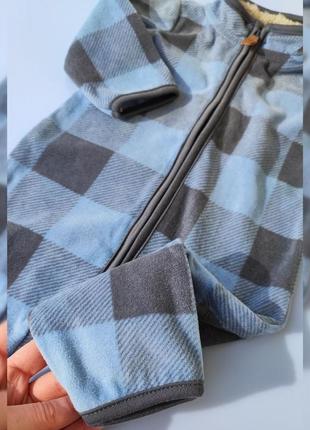 Флисовый комбинезон 6; 9; 12; 18; 24 месяца2 фото