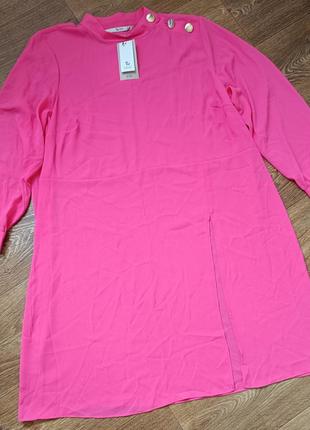 Туника/удлиненная блуза с разрезом1 фото