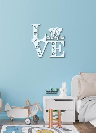 Панно love&paws джек рассел-терьер 20x20 см - картины и лофт декор из дерева на стену.8 фото