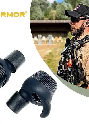 Тактические электронные беруши earmor m20 black