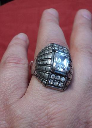 Кольцо женское серебро размер 18,52 фото