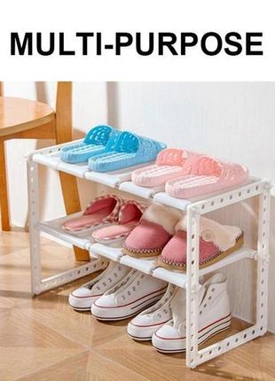 Багатофункціональна кухонна полиця органайзер під раковину кухонний стелаж розсувний...