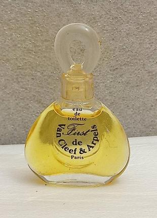 Van cleef & arpels first 5 мл миниатюра винтаж