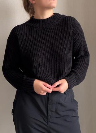 Черный свитер h&amp;m2 фото