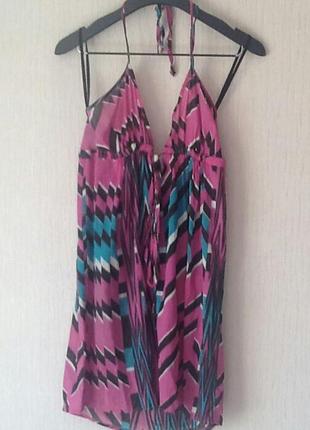 Яркий, пляжный сарафан ocean club primark