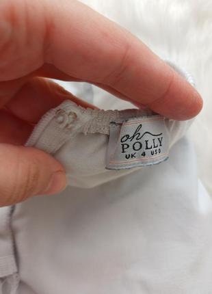 Сіра корсетна міні юбка спідниця від oh polly8 фото