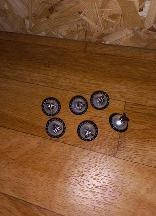 Гудзики декоративные на ножке "джилка"