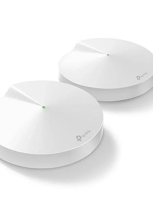 Домашня mesh wi-fi система tp-link deco m9 plus 2pk ac2200 2xge lan/wan 1xusb 2.0 mu-mimo zigbee 3-band (deco-m9-plus-2-pack)