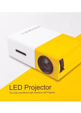 Проектор портативный мини 1080p hd led для дома и офиса 220 вт кинопроектор с динамиком10 фото