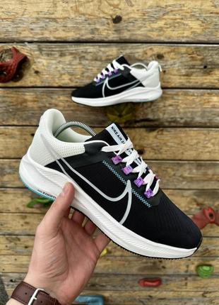 Кроссовки nike air zoom pegasus (черно-белые)2 фото