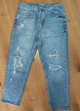 Джинси жіночі сині mom df jeans, розмір l
