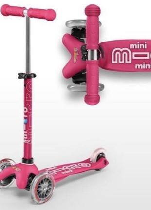Самокат micro mini deluxe  колір pink. в ідеалі.