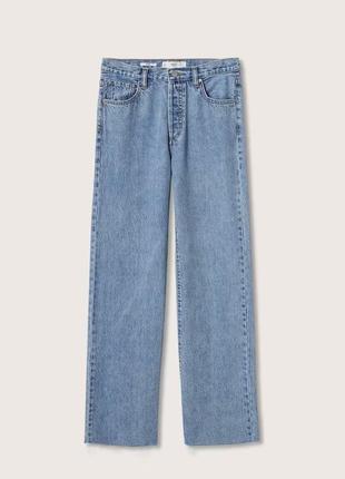 В наличии голубые джинсы wideleg tiro alto модель nora (для не высокой девушки)5 фото