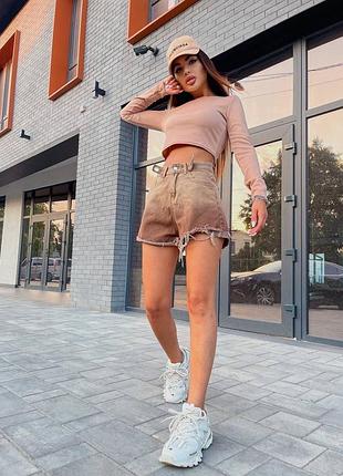 Шорты джинсовые 4