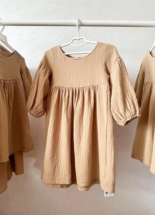 Детское муслиновое платье