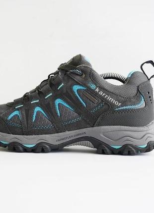 Женские кожаные (замшевые) ботинки-кроссовки karrimor, weathertite размер 36-37