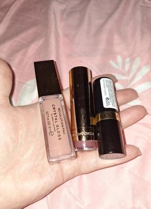 Лот/набор помад revolution,revlon,yves rocher