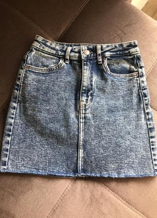 Спідниця юбка джинсова бершка