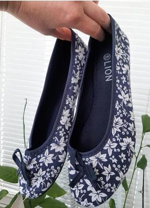 Балетки текстиль