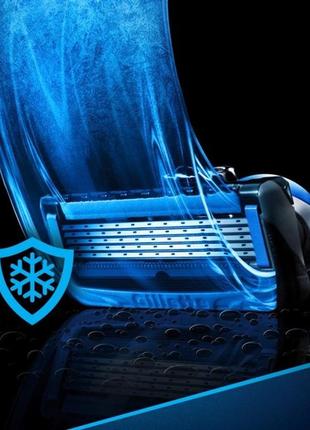 Змінні касети для гоління (картриджі леза) чоловічі gillette fusion proshield chill 6 шт6 фото