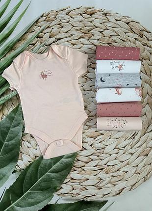 Боди с коротким рукавом на девочку 74 см 6-9 мес