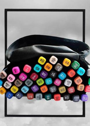 Набор маркеров 80 шт / скетч маркеры для рисования\маркеры для скетчинга на спиртовой основе