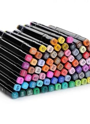 Набор маркеров 80 шт / скетч маркеры для рисования\маркеры для скетчинга на спиртовой основе