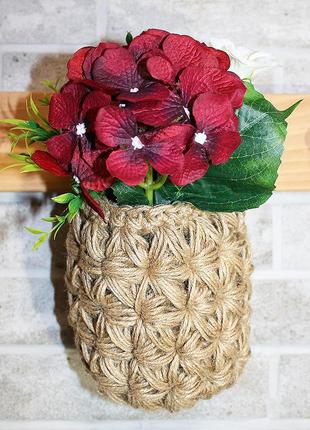 Кошик підвісний xxl з джуту 10x15