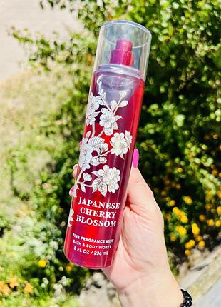 Міст / спрей для тіла japanese cherry blossom від bath&body works