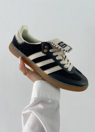 Кросівки adidas wales bonner x samba pony 'black'