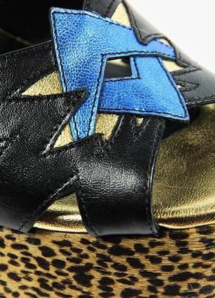 Шкіряні босоніжки на платформі на товстих підборах morobe 🇧🇪 39-40 розмір9 фото