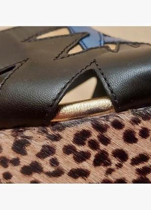 Шкіряні босоніжки на платформі на товстих підборах morobe 🇧🇪 39-40 розмір10 фото