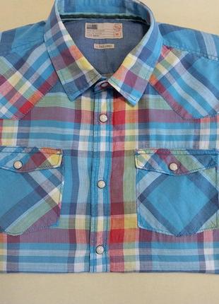 Стильна якісна брендова сорочка marks&spencer 100% cotton