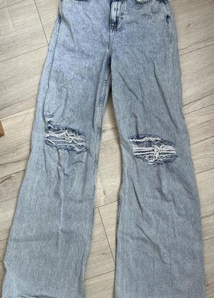Широкі джинси zara