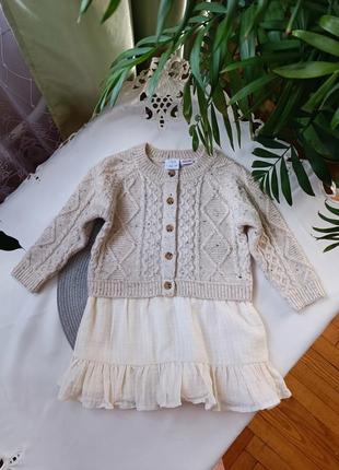 Платье туника для девочки zara