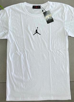Футболка nike air jordan белая