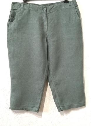 Льняные бриджи