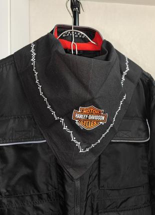 Нейлонова куртка бомбер davidson hd racing windbreaker jacket 
оригінал2 фото