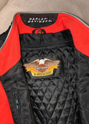 Нейлонова куртка бомбер davidson hd racing windbreaker jacket 
оригінал6 фото