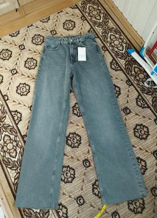 Zara wide leg серые серые