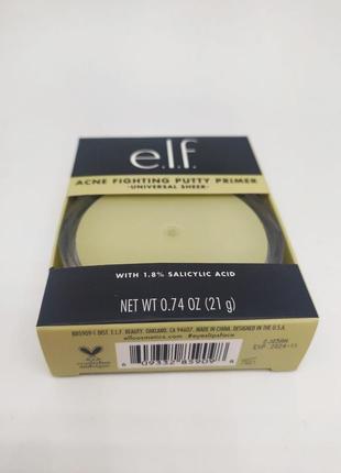 Праймер для борьбы с прыщами с салициловой кислотой acne fighting putty primer- 1.8%...